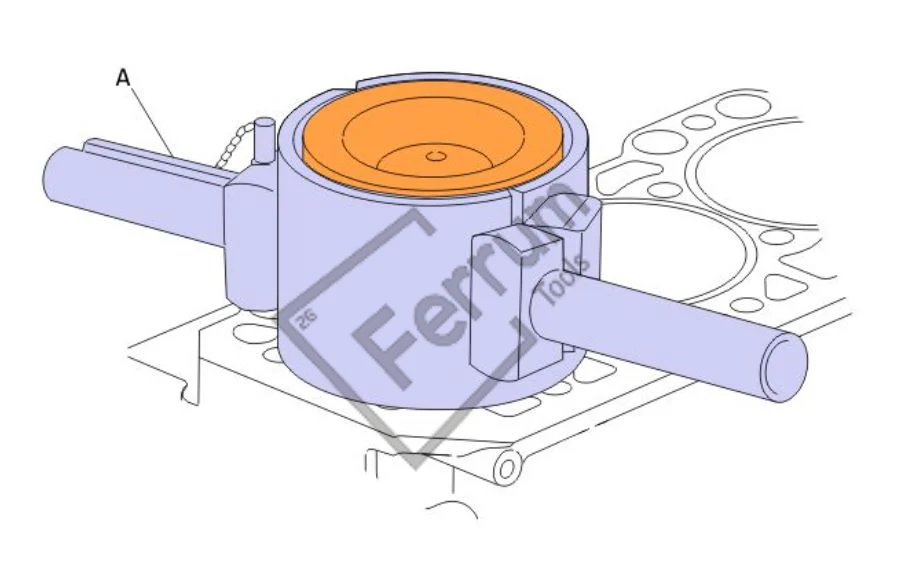 88800314 Alternative Piston Ring Compressor Tool D12 D13 Mack MP8 - Image 2
