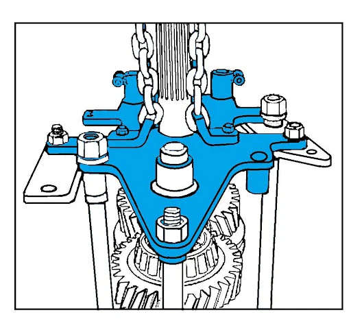 9996910 9996239 Alternative VOLVO TRUCK MAIN SHAFT COUNTER SHAFT REMOVAL AND INSTALLATION TOOL - Image 3