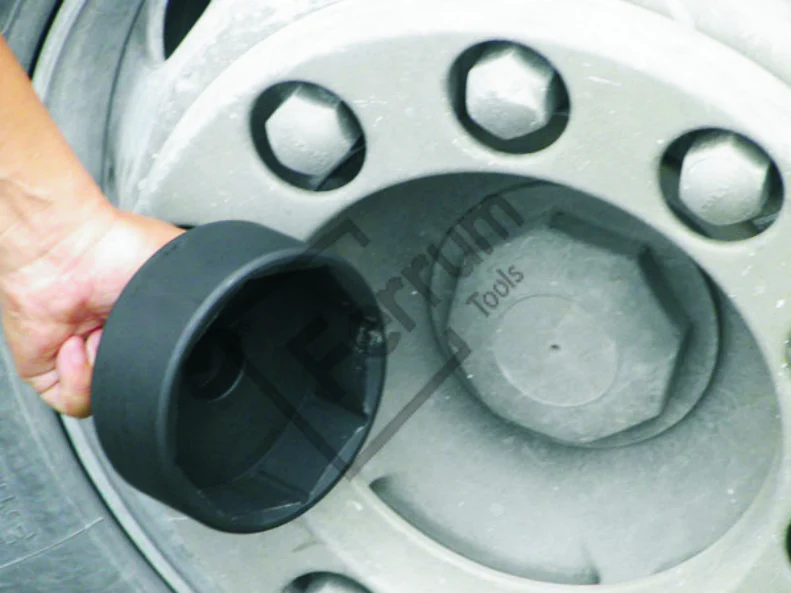 Volvo/Mack Wheel Shaft Cover Socket MP8 D12 D13 & D16 3/4" Dr. 115 mm, 8 Point - Image 4